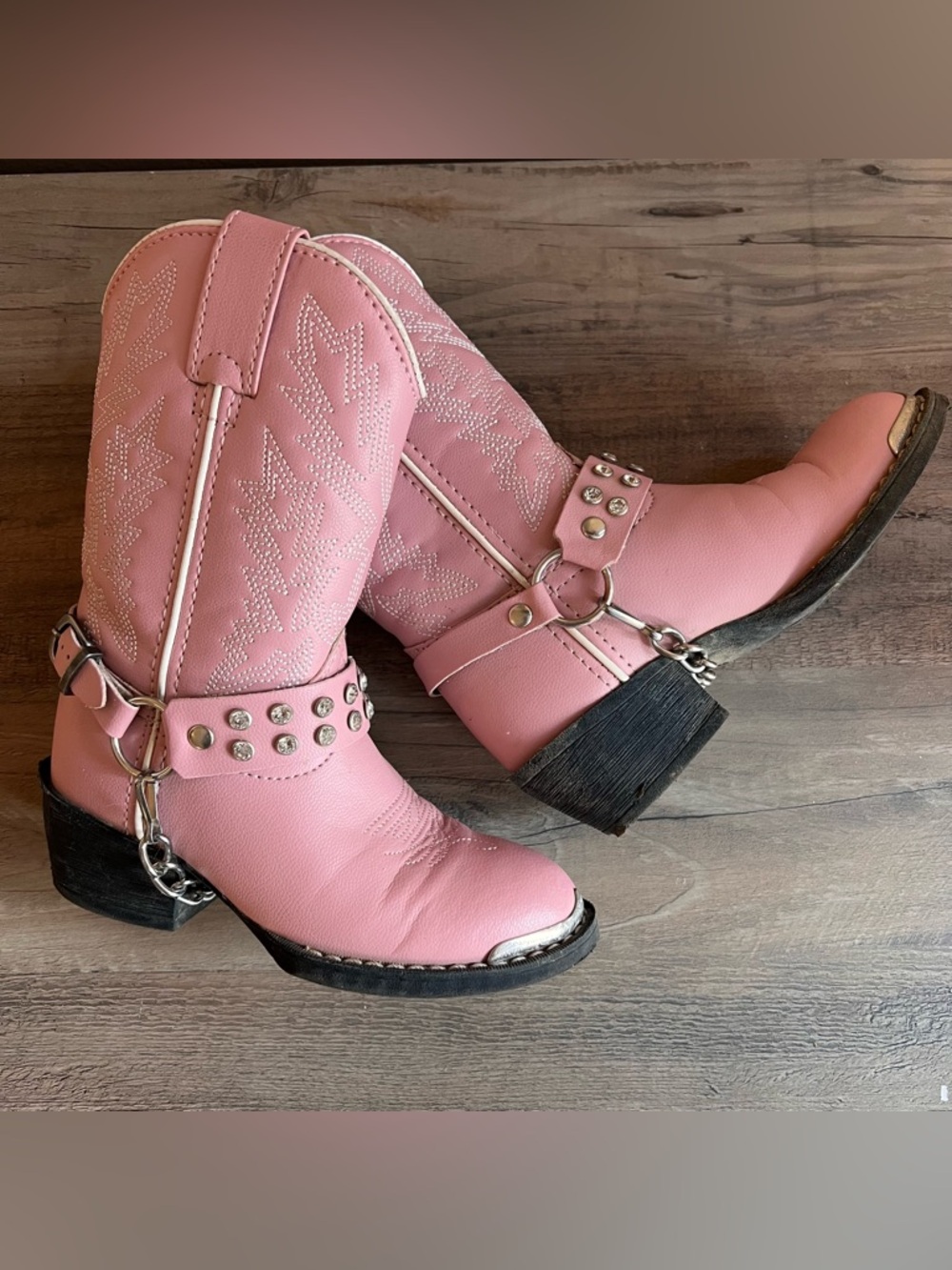 Durango Girls' Lil' N Chrome Western Boots